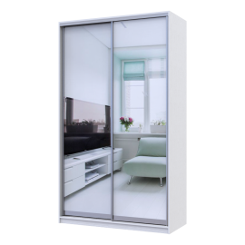 Шкаф-купе Сити 24 2 Зеркала 140х60х240 Doros