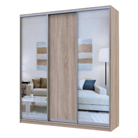 Шафа-купе Сіті 24 ДСП / 2 Дзеркала 208х60х240 Doros