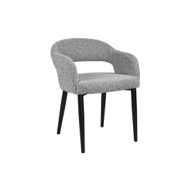 Стілець M-210 базальтовий  +  чорний Vetro mebel