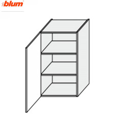 Кухонна секція Мері верхня 30В/900 1дв Pro Blum MR-533W/9003gl MiroMark