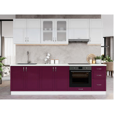 Готовая кухня Милана Глос / Milana Gloss 2,6  м Київський Стандарт