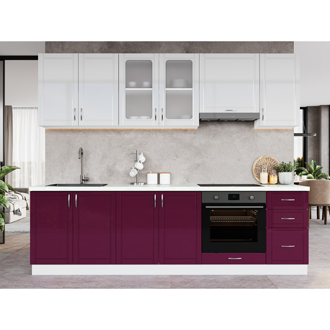 Готовая кухня Милана Глос / Milana Gloss 2,6  м Київський Стандарт