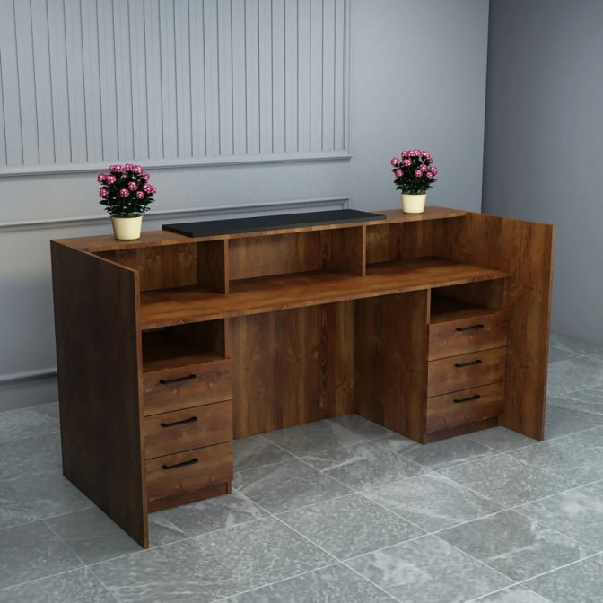 Ресепшин-1 стол стойка Файервуд Гамма стиль