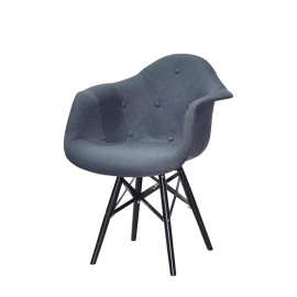 Стул Leon Soft XXL-BK вискоза OnderMebli