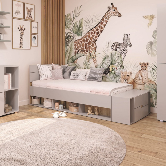 Кровать односпальная с каркасом Марио Мир Мебели