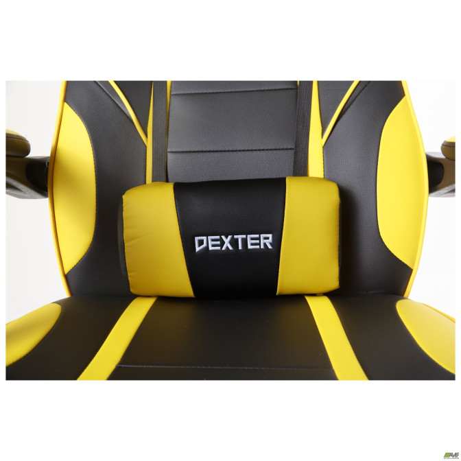 Крісло VR Racer Dexter Webster Чорний / Жовтий AMF