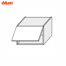 Кухонна секція Мері верхня 45В/450 Aventos Pro Blum MR-343W/9003gl MiroMark