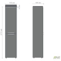 Пенал книжный Оникс 450х400х2172 Дуб Ценамон AMF