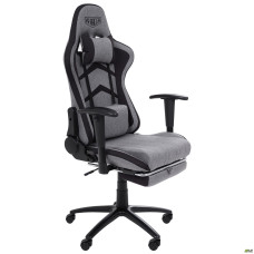 Кресло VR Racer Textile Craft серый/черный AMF