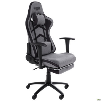 Кресло VR Racer Textile Craft серый/черный AMF