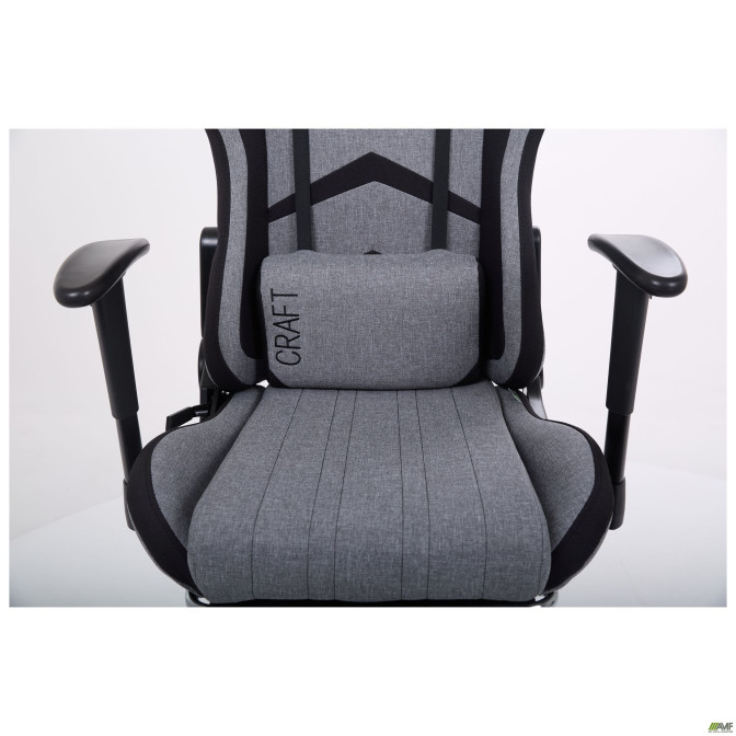 Крісло VR Racer Textile Craft AMF сірий/чорний