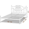 Ліжко металеве Офелія Метал-дизайн