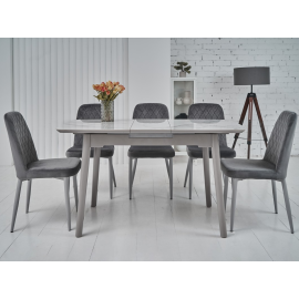 Керамічний стіл TM-84 каса вайт  +  сірий Vetro mebel