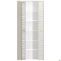 Шкаф книжный Оникс 900х400х2172 Дуб Ценамон, стекло AMF