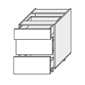 Кухонна секція Вінтаж нижня 50Н3ШХ/820 Телескоп VN-052W/9003 MiroMark