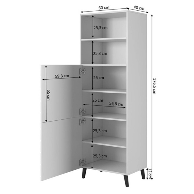 Стеллаж Abeto 60 Cama