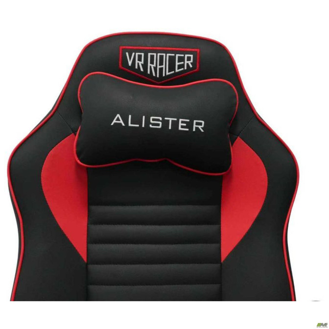 Кресло VR Racer Dexter Alister красный/черный AMF