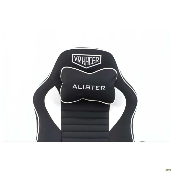 Кресло VR Racer Dexter Alister белый/черный AMF