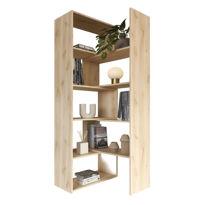 Стеллаж Пиксель 1 Дуб Белый Мир Мебели