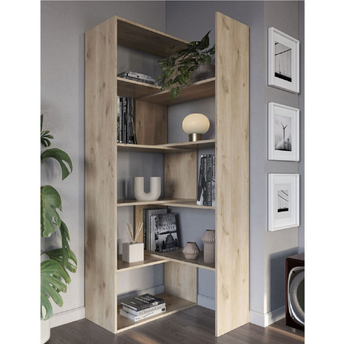 Стеллаж Пиксель 1 Дуб Белый Мир Мебели