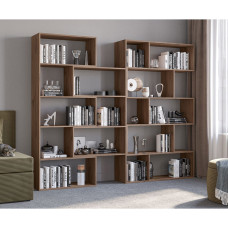 Комплект стеллажей Пиксель1 и Пиксель 2 Дуб Аппалачи Мир Мебели