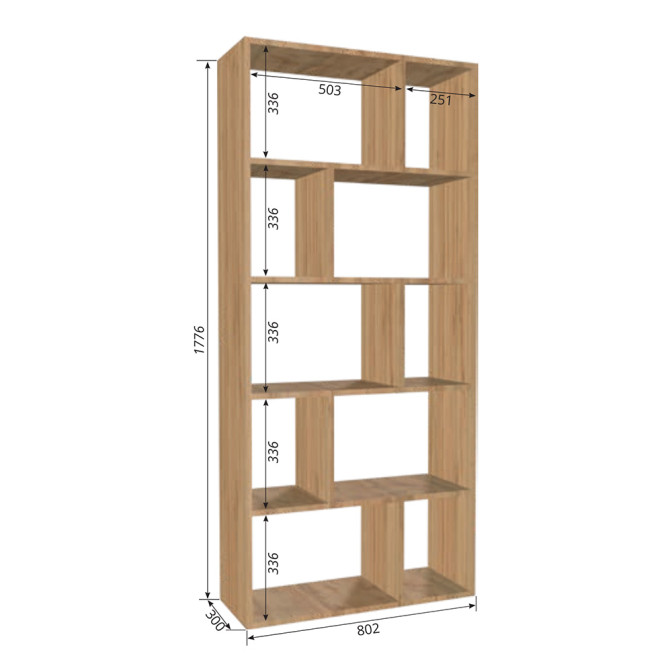 Стелаж Тетріс Німфея Альба Світ Меблів