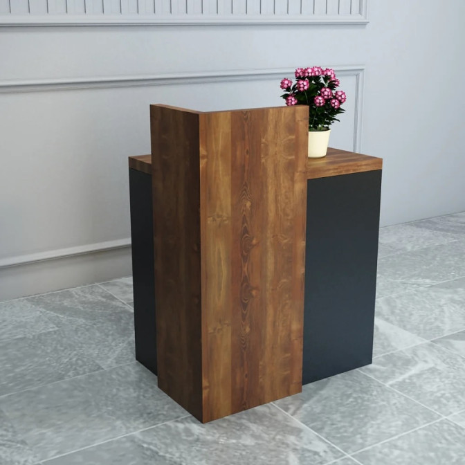 Ресепшин-3 стол стойка Файервуд Гамма стиль