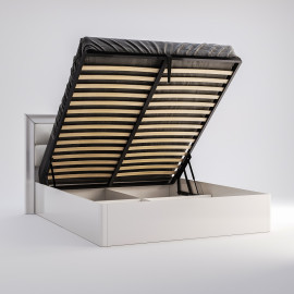 Кровать с подъёмным механизмом 1,8*2,0 Белла / Bella Глянец белый MiroMark BL-49-WB