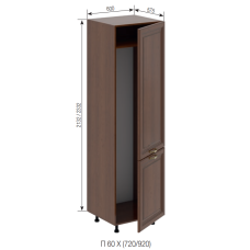 Кухонная секция пенал П 60 Х (h-920) Роксана Мир мебели