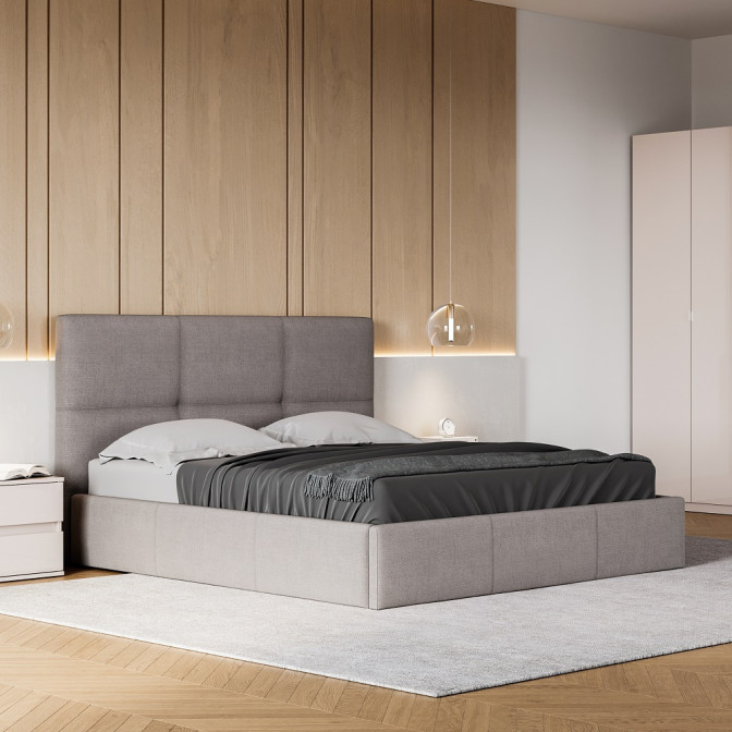 Кровать 1,8x2,0 Лилу / Lily Серый MiroMark LY-38-GC