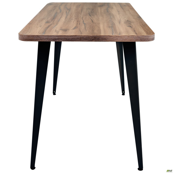 Стол Cherry 1200 (1200х670хН770) черный графит/Дуб Ливорно AMF