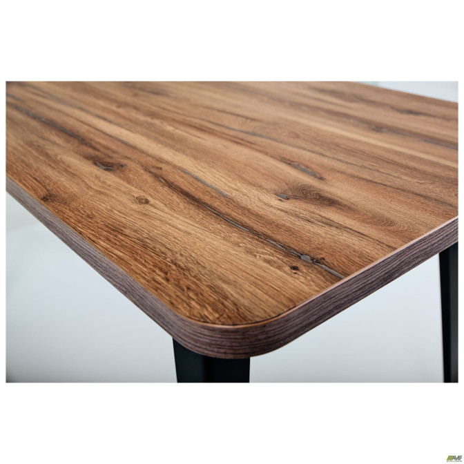 Стол Cherry 1200 (1200х670хН770) черный графит/Дуб Ливорно AMF