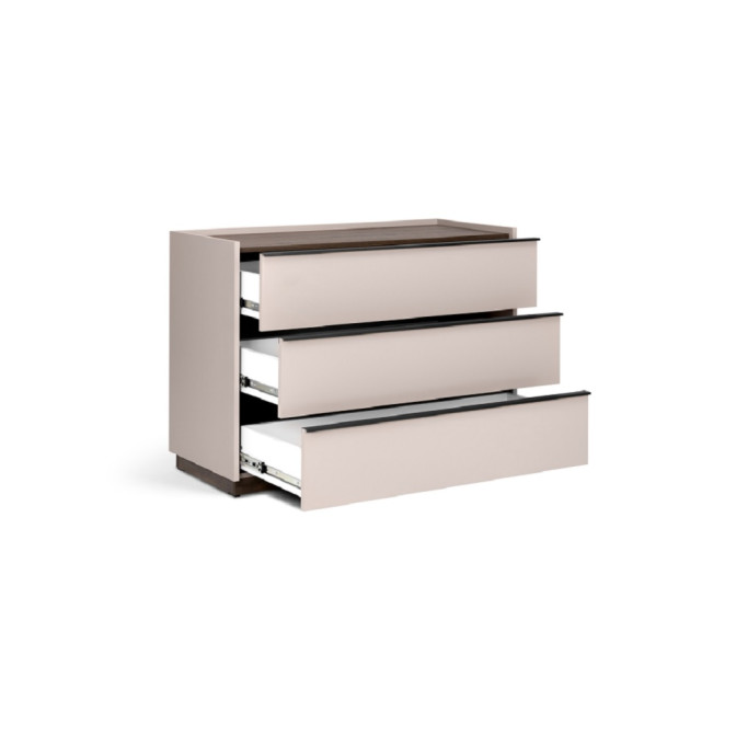 Комод 3Ящ Тоффи / Toffee Супермат Тоффи - Орех Макадамия MiroMark TF-63-TF