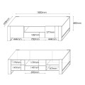 Тумба під ТВ Wood RTV Cama