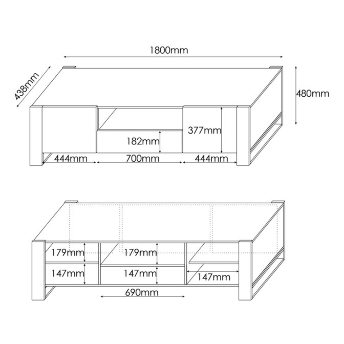 Тумба під ТВ Wood RTV Cama