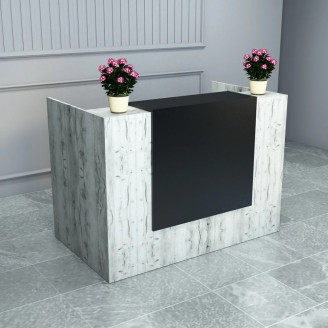 Ресепшин-2 стол стойка Дуб Крафт Белый Гамма стиль