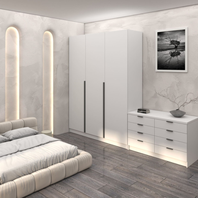 Шкаф распашной 3д Урбан / Urban Luxe Studio