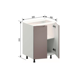 Кухонна секція нижня Н 60 Заріна Світ меблів Кухонна секція нижня Н 60 Заріна Світ меблів