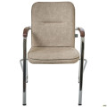 Стілець Самба хром горіх WAX Light Grey без канта AMF