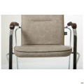 Стілець Самба хром горіх WAX Light Grey без канта AMF