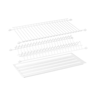 Сушилка для посуды эмаль, белая (L=800мм) Garant