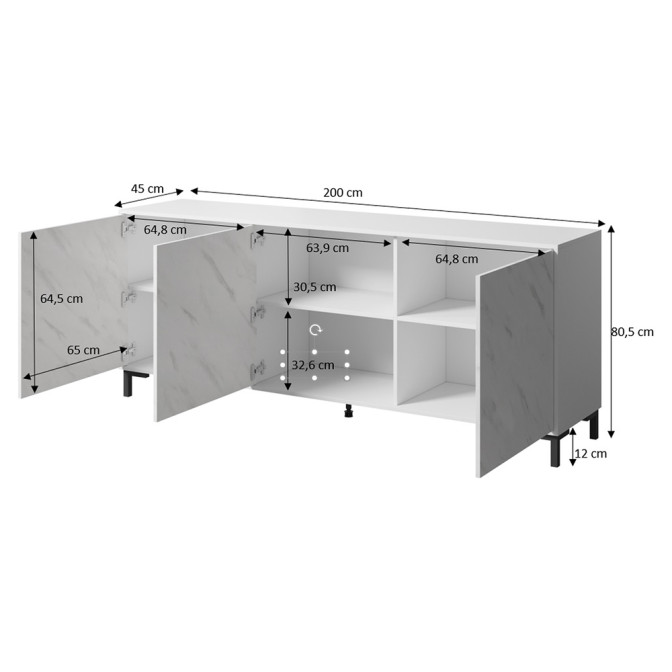 Комод Marmo 200 Cama