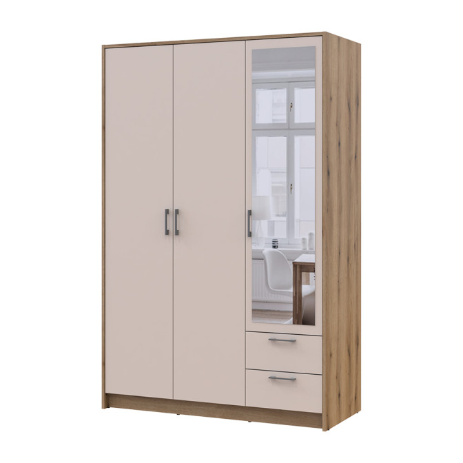 Шкаф Ронди с зеркалом 3 ДСП 121 Doros