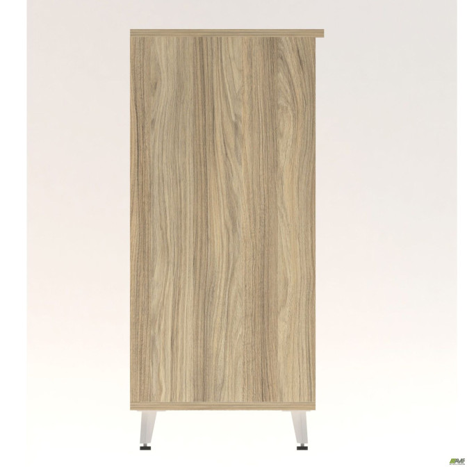 Шкаф книжный открытый Delta DL - 904 (864х420х909мм) Блэквуд Ячменный / Опора Белый беж AMF