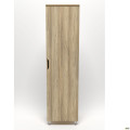 Гардероб Delta DL-906 (550х420х2078мм) Блэквуд Ячменный / Опора белый беж AMF