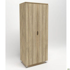 Гардероб Delta DL-908 (864х550х2078мм) Блеквуд Ячменный / Опора белый беж AMF