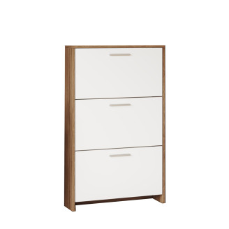 Тумба для взуття 3Дв Дуб Ліворно / Німфея Альба Рене Світ Меблів