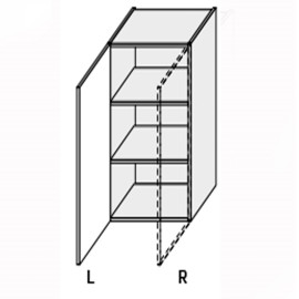 Кухонная секция Миллениум WG верхняя 20В/900 1дв Правая ML-520W/01R MiroMark