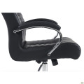 Кресло руководителя Atlantis-X, механизм Anifix, кожзам черный AMF