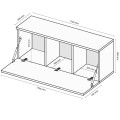 Секция BOX-44 TV 1,75 / Глянец Чёрный MiroMark BX-44-BL